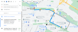 карта для добираться автомобилем